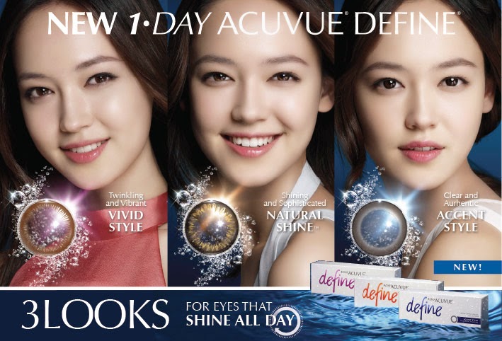 1-Day Acuvue Define Accent/  Vivid / Natural Shine