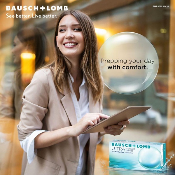 Bausch & Lomb Ultra Monthly 6pcs with MoistureSeal™ technology