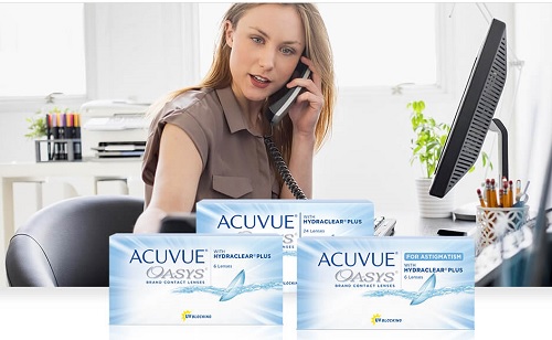 Acuvue Oasys Hydraclear plus Contact lens